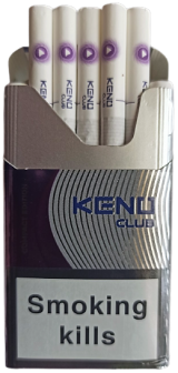 Сигареты Keno Club Blueberry Mint Compact (Кено клаб с капсулой черничная мята компакт) (duty free) Цена за блок (10 пачек) 0